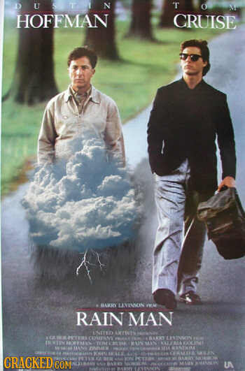 DUSTIN T O M HOFFMAN CRUISE BLARI LNINSON OL RAIN MAN UNETED AKIISIN ca ESCOANY AY LIINN TIN IOEMLAN MUN MAN 42N ZIM0 MANAL IHN ARALDR ANOLIN CRACKEDc