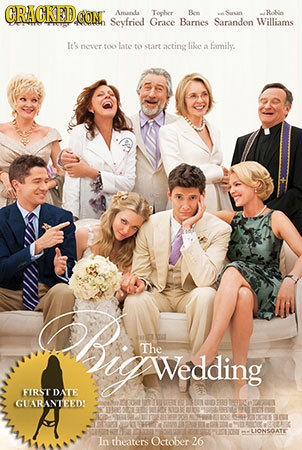 GRACKED CON Amanla Toober Bon Rle Seyfried Grace Barnes Sarandon Williams It's nver too late foseart acting lke family. a hir The Wedding FIRSTDATE GU