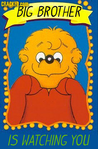 CRACKED. com BIG BROTHER IS WATCHING YOU