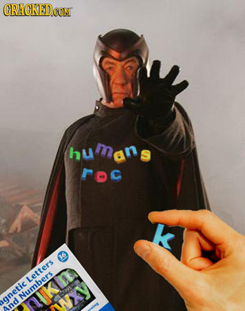 CRACKEDCO CoN huinans roc k 36 Letters Numbers anetic nd