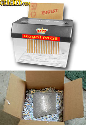 CRACKED coN UIRGENT F Royal Mail