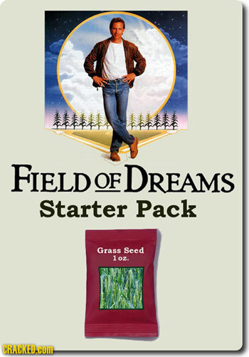 FIELDS OF DREAMS Starter Pack Grass Seed 1oz. CRACKED.HOM 