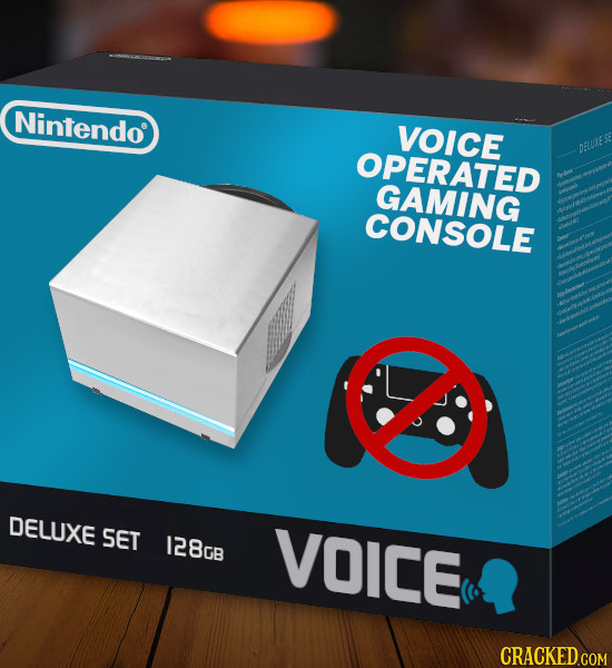 Nintendo VOICE OPERATED DELINNE GAMING CONSOLE DELUXE SET 128GB VOICE CRACKED.COM 