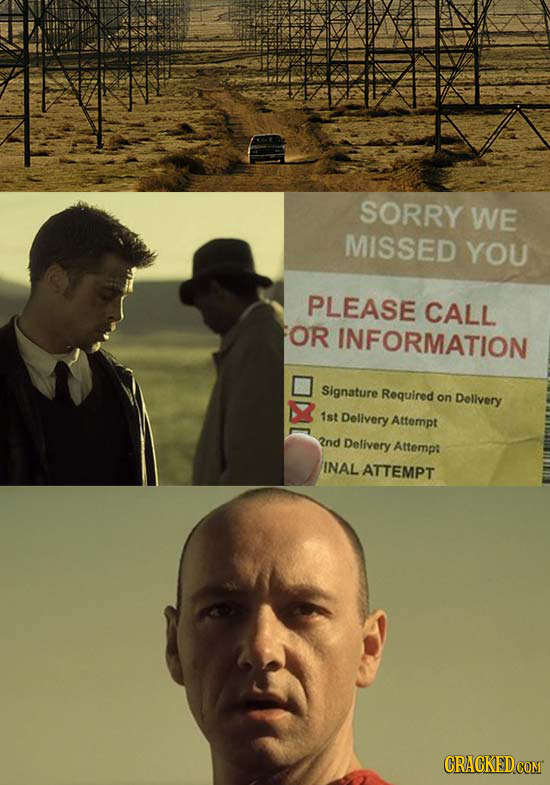 SORRY WE MISSED YOU PLEASE CALL OR INFORMATION Signature Required on Delivery 1st Delivery Attempt 2nd Delivery Attempt INAL ATTEMPT