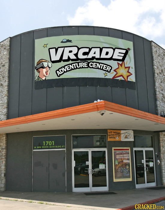 URCADE CENTER ADVENTURE 90 ouR GUSALNEST HERE8 1701 w. BEN WHITE BLVD BLDG 1 CRACKED COM