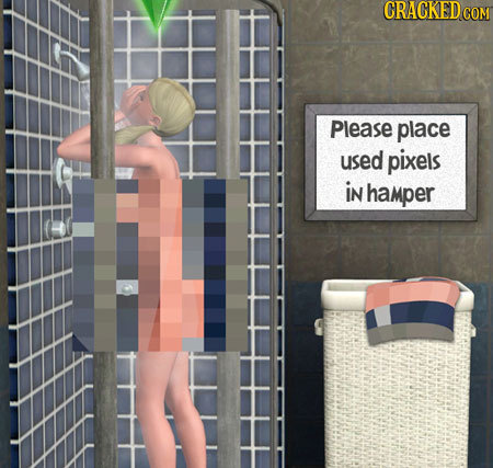 CRAGKEDCOM Please place used pixels IN hamper
