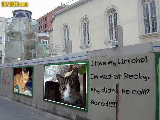 CHACKED CON ittehs! I love my I'm mad at Becky. Why didnt he call? Boredlllll