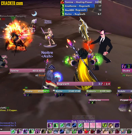 CRACKED.COM Yamina Healing Power 54108 Anathema Regrowth 17 NeOHBR- Regrowth 13 Noitre -Regrowth 8. BonechewerHungerer Shudea <Revolts Noitre <Ash> Ya
