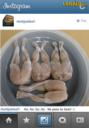 Instagram CRACKED Huttjabbat O 7m Huttjabbat: Ho..ho..ho..ho. Na poos ta haat! : 