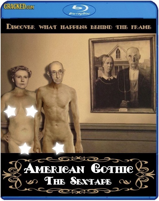 CRACKEDCON Biu-toydisc DISCOVER WHAT HAPPENS BEHIND tHE FRAME AMERICAN GoTHIC The SETAPE