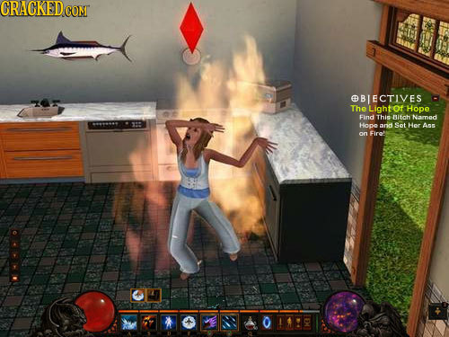 CRACKED COMT BLECTIVES The Lightof Hope Find This Btoh Named Hiopo and Set Her Am on Firol