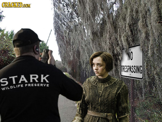 CRACKED.CON NO TRESPASSING STARK PRESERVE WILDLIFE