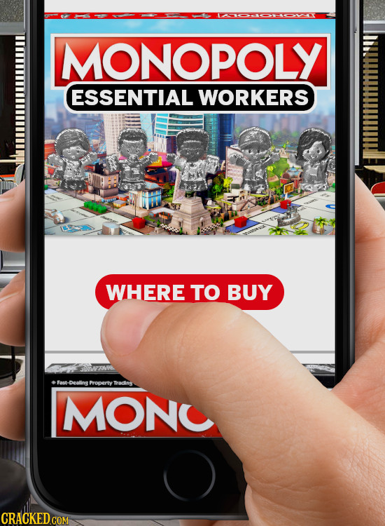 MONOPOLY ESSENTIAL WORKERS WHERE TO BUY Fast -Dealing PropertyTradins MONC 