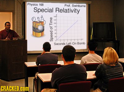 Physics 168 Prof Swinburne Special Relativity Time of 14.812 Speed Seconds Left On Bomb CRACKED.cOM