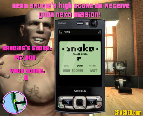 Bear BRUCE'S high SCORE TO Receive YOUr NeXG MiSSion! Ms BCA Menu BRUCiES'S SCOREA anak. CHOOSE LEUFLI 147000 SLUG woRm PTHOD YOUR GCORE: HIGH SCORES