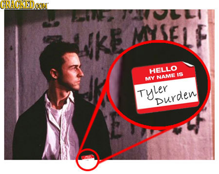 CRAGKEDCON UKE MSE1F HELLO IS MY NAME Tyler Durden