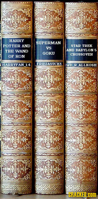 HARRY SUPERMAN POTTER AND STAR TREK VS THE WAND AND BABYLON 5 GOKU CROSSOVER OF RON HARRYF AN 14 FRIEZASUCKS WE R ALLKOSH CRACKED