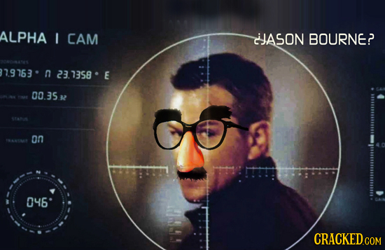 ALPHA I CAM lASON BOURNE? 7.9763 n 23.7358 E 00.35 on 046 CRACKED.COM