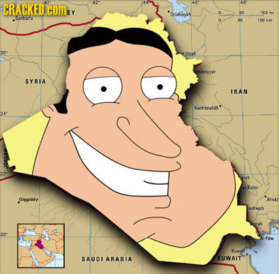 CRACKED.COM 48 EY 'Dronies 50 100 Sacharfd HO 1604m Diah ilelyyat SYRIA IBAN Kerninaan NDHrO al-Kabir Awit stnah Fle Kiwa SAUDI ARABIA KUWAIT