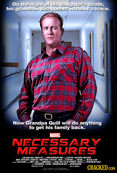 On the night of his daughter's death, his grandson disappears without a trace. Now Grandpa Quill will do anything to get his family back. MARVEL NECES