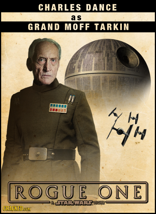 CHARLES DANCE as GRAND MOFF TARKIN H H N ROGUE ONE STARWARS