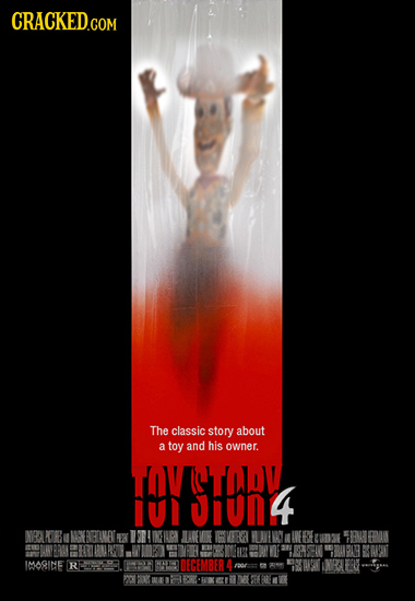 CRACKED The classic story about a toy and his owner. AGTIHOL JiUn4 NE RVAKAT ISTINIAR LANEVOLE EMERA LMENO BMAI BEAACUT IMOICE DECEMBER