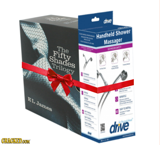 de Shower Handheld Massager The Fifty SOD Shades Trilogy EL S eE James drive GRACKEDOON