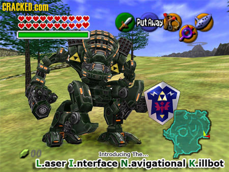 CRACKED.COM Put Away 00 Introducing The... L.aser I.nterface N.avigational K.illbot