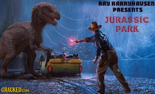 RAY HARRYHAUSER PRESENTS JURASSIC PARK CRACKED COM