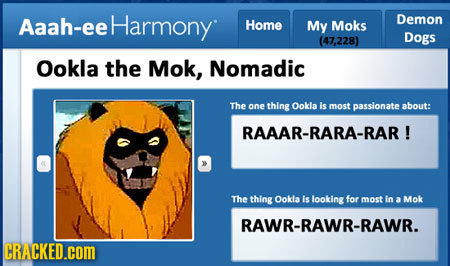 18 Dating Site Profiles of Famous Fictional Characters