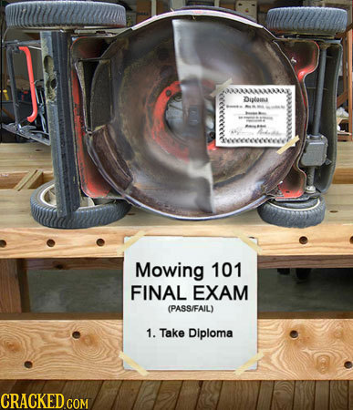 Diploia Mowing 101 FINAL EXAM (PASS/FAIL) 1. Take Diploma CRACKED COM