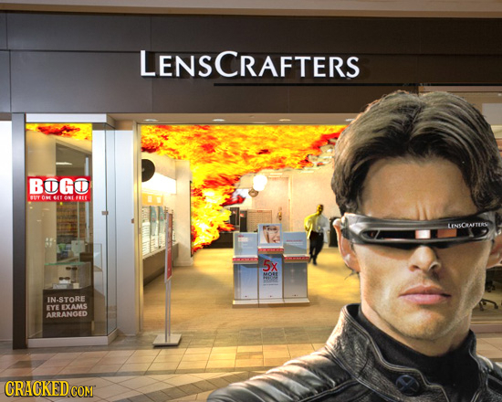 LENSCRAFTERS BOGOD TUY OME SE ONE F6 LENSORAFTERS 5x MOE IN-STORE EYE EXAMS ARRANGED CRACKED COM 