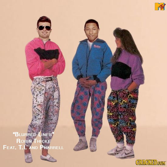 M tCee BLURRED LINES ROBIN THICKE FEAT. T.1. AND PHARRELL CRACKEDCON