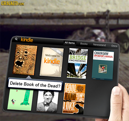 Q kindle AlL tems Books Newsstand Docs NEW CHAINSAW Welcome to BRIDGE OPERATOR'S MANUAL kindle ENGINEERING Delete Book of the Dead? GOOL. DONWN PEARCE