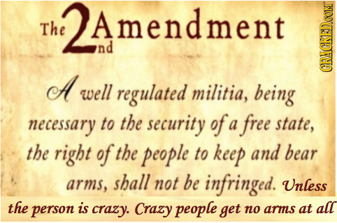 Th2Amendment A dment The m nd A well regulated militia, being necessary to the security of a free state, the right of the people to keep and bear shal