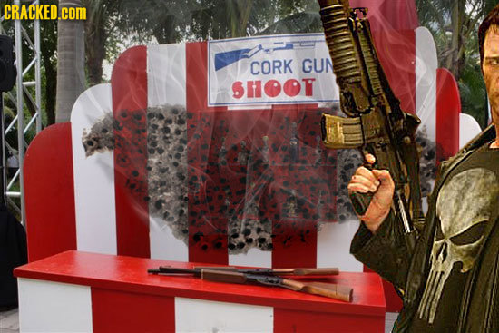 CRACKED.cOM CORK GUN SHOOT