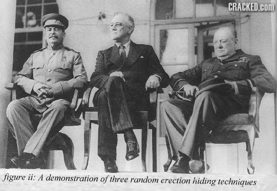 CRACKED.cOM figure ii: A demonstration of three random erection hiding techniques