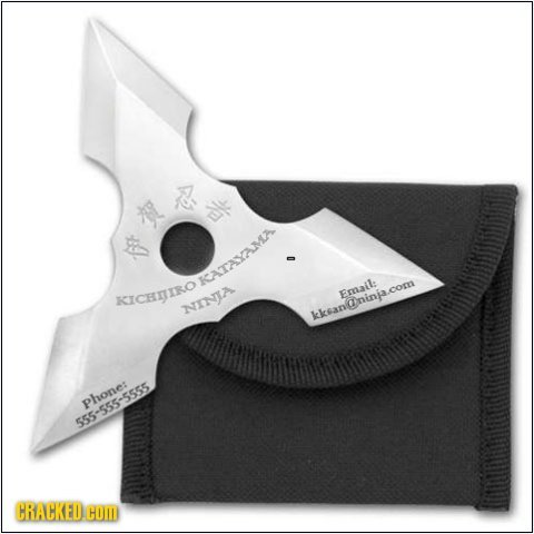 KATAYAMA KICEIUIRO Email NINIA kksanninja.com phone: 555-555-5555 CRACKED