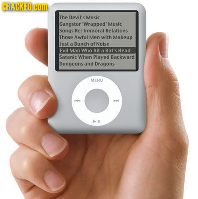 CRACKEDCOD The Devil's Music Gangster 'Wrapped' Music Songs Re: Immoral Relations Those Awful Men with Makeup Just a Bunch of Noise Evil Man Who Bit a