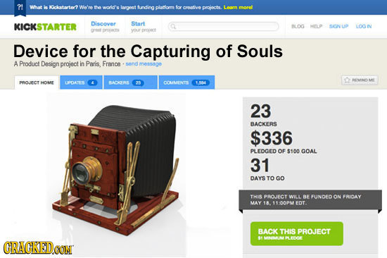 ?! What is Kickestartoe We're the wordd's largost funding platform for cmnathon proiocts. Lom morl KICKSTARTER Discover Start BLOG HELP SAET Lo your n