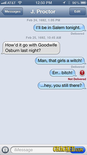 If Autocorrect Existed Throughout History