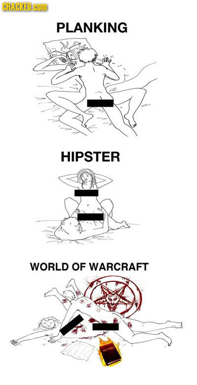 CRACKED.COM PLANKING HIPSTER WORLD OF WARCRAFT