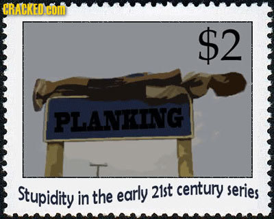 $2 PLANKING Stupidity early 21st century series in the