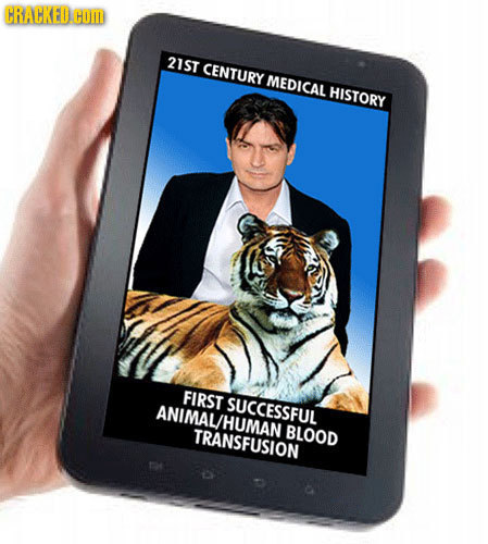 CRACKEDG HUM 21ST CENTURY MEDICAL HISTORY FIRST SUCCESSFUL ANIMALHUMAN TRANSFUSION BLOOD