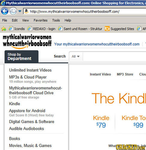 eMythicalwarriorwomenwhocuttheirboobsoff.com: OnlineS Shopping for Electronics, a htp:/lwww.mythicalwarriorwomenwhocuttheirboobsoff.com/ File Edit Vie