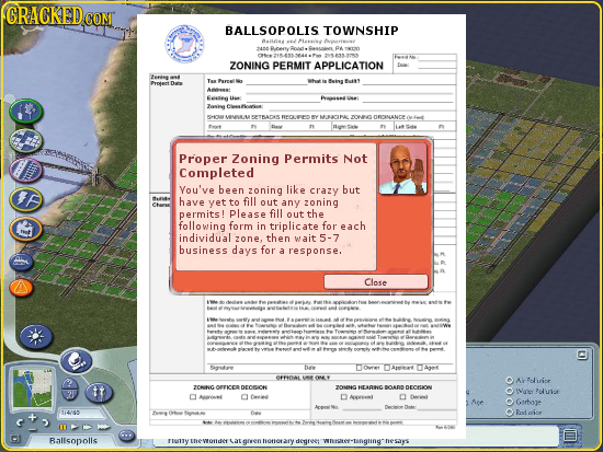 GRAGKEDCO COM BALLSOPOLIS TOWNSHIP 94 205.35.10 ZONING PERMIT APPLICATION taees Prntan Dutn 5HOM RADES MACRAL ZCRORNANEE Proper Zoning Permits Not Com
