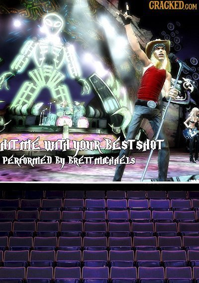 CRACKED.COM tme UITA YouR BESTSHOT PERFORTTIED By BRETTIlICHAELS