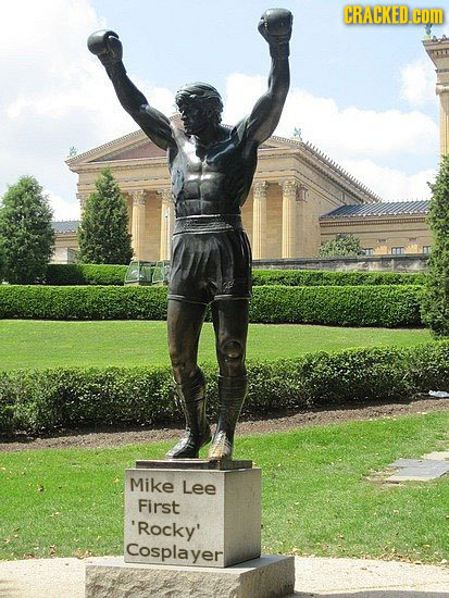 CRACKED.cOM Mike Lee First 'Rocky Cosplayer