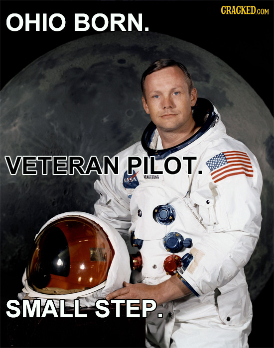 CRACKEDCOR OHIO BORN. VETERAN PILOT. VERSIOONG MASA SMALL STEP.