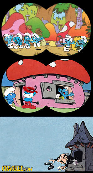 27 Dark Sides of Cartoon Universes You Never Got to See